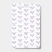 Personalisiert Tennis Pattern Individuelle Name Te Ausweis (Rückseite)