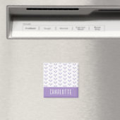 Personalisiert Tennis Pattern Individuelle Name Te Magnet (In Situ (Geschirrspüler))