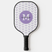 Personalisiert Tennis Pattern Individuelle Name Te Pickleball Schläger (Vorderseite)