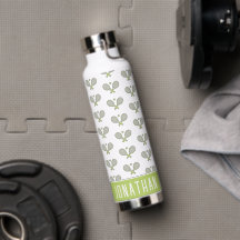 Personalisiert Tennis Pattern Individuelle Name Te