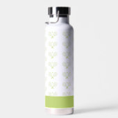 Personalisiert Tennis Pattern Individuelle Name Te Trinkflasche (Rechts)