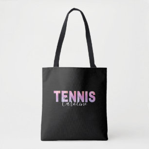 Personalisiert Tennis Player Girl Individuelle Nam Tasche