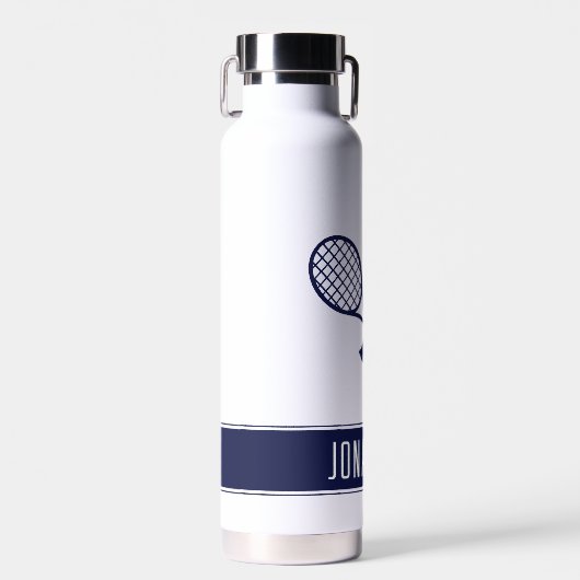 Personalisiert Tennis Player Individuelle Name Ten Trinkflasche (Vorne)
