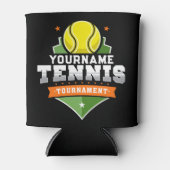 Personalisiert Tennis Player NAME Varsity Turnier Dosenkühler (Vorderseite)