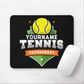 Personalisiert Tennis Player NAME Varsity Turnier Mousepad (Mit Mouse)