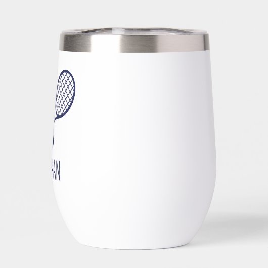 Personalisiert Tennis Player Tennis Captain Coach (Rückseite)