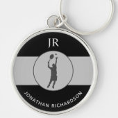 Personalisiert Tennis Player Tennis Coach Geschenk Schlüsselanhänger (Vorne)