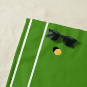 Personalisiert Tennis Strandtuch (Beispiel)