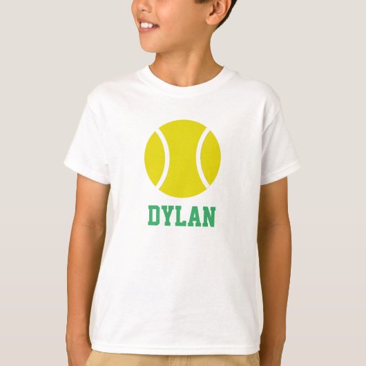 Personalisiert Tennis T - Shirt (Vorderseite)
