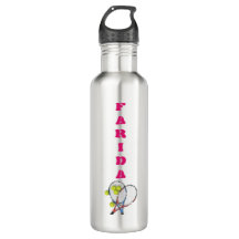 Personalisiert Tennis Wasserflasche aus Edelstahl