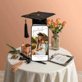 Personalisiert Terracotta Foto Boho Abschluss Einladung