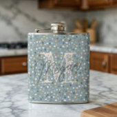 Personalisiert Terrazzo Monogram Flachmann