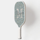 Personalisiert Terrazzo Monogram Pickleball Schläger (Links)