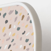Personalisiert Terrazzo Monogram Pickleball Schläger (Linke Seite)