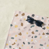 Personalisiert Terrazzo Monogram Strandtuch (Beispiel)