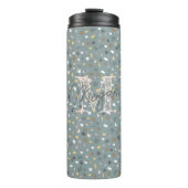 Personalisiert Terrazzo Monogram Thermosbecher (Vorderseite)