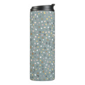 Personalisiert Terrazzo Monogram Thermosbecher (Nach links gedreht)