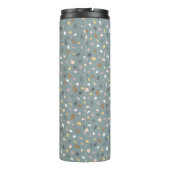 Personalisiert Terrazzo Monogram Thermosbecher (Rückseite)