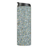 Personalisiert Terrazzo Monogram Thermosbecher (Nach rechts gedreht)