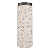 Personalisiert Terrazzo Monogram Thermosbecher (Rückseite)