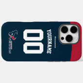 Personalisiert Texans Jersey American Football Case-Mate iPhone Hülle (Rückseite (Horizontal))