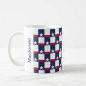 Personalisiert TEXAS FLAG Kaffeetasse (Links)