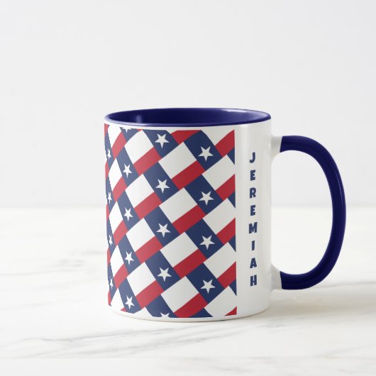 Personalisiert TEXAS FLAG Tasse (Rechts)