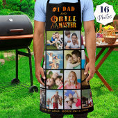 Personalisiert Text #1 VATER GRILL MASTER 16 Foto Schürze