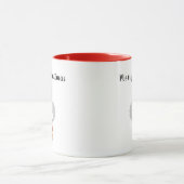 Personalisiert Text Australian Christmas Koala Tasse (Zentrum)