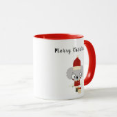 Personalisiert Text Australian Christmas Koala Tasse (VorderseiteRechts)