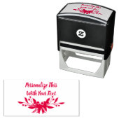 Personalisiert Text Holly und Berry Christmas Permastempel (Beispiel)