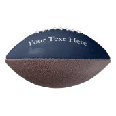 Personalisiert Text Navy White Monogram Gift Football (Gedreht 270)
