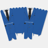 Personalisiert Textfeld "Text Blau Anzug Popcorn" Geschenkschachtel (Ungeklappt)