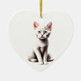 Personalisiert Thai Cat Kitten Keramik Ornament