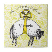 Personalisiert The LORD ist mein Hirte Psalm 23 Fliese (Vorderseite)