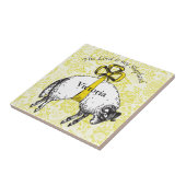 Personalisiert The LORD ist mein Hirte Psalm 23 Fliese (Seite)