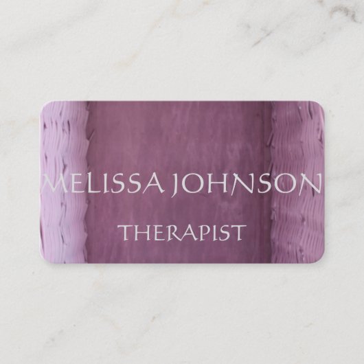 Personalisiert Therapeut Psychologin Business Cart Visitenkarte (Vorderseite)