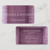 Personalisiert Therapeut Psychologin Business Cart Visitenkarte (Vorne/Hinten)
