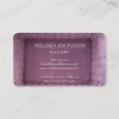 Personalisiert Therapeut Psychologin Business Cart Visitenkarte (Rückseite)