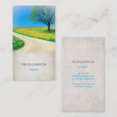 Personalisiert Therapeut Psychologin Business Cart Visitenkarte (Vorne/Hinten)