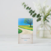 Personalisiert Therapeut Psychologin Business Cart Visitenkarte (Stehend Vorderseite)