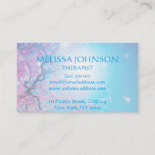 Personalisiert Therapeut Psychologin Business Cart Visitenkarte (Rückseite)