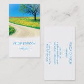 Personalisiert Therapeut Psychologin Business Cart Visitenkarte (Vorne/Hinten)