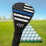 Personalisiert Thin Blue Line Police Head Cover Golf Headcover<br><div class="desc">Zeigen Sie Ihre Unterstützung und Stolz für unsere Polizeibeamten und Strafverfolgungsbehörden mit diesen Golfen der Thin Blue Line - amerikanische Flagge in den Farben der Polizei Flag, Not leidendes Design . Diese Golftaschen von Thin Blue Line sind ideal für ein Geschenk für den Eintritt in den Strafvollzug, für Gedenkveranstaltungen und...</div>