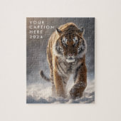 Personalisiert Tiger Jigsaw Puzzle Sibirien Custom (Vertikal)