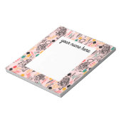 Personalisiert Tiger Notepad Notizblock (Rotiert)