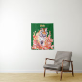 Personalisiert Tiger Wandteppich (Beispiel)