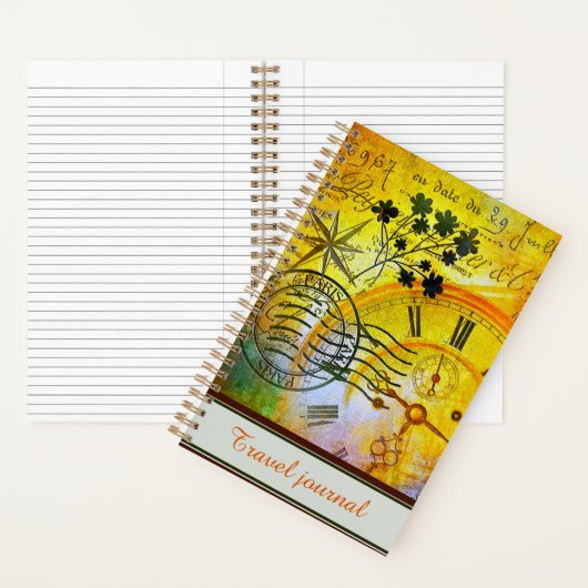 Personalisiert Time Train Journal Notizblock (Innen)