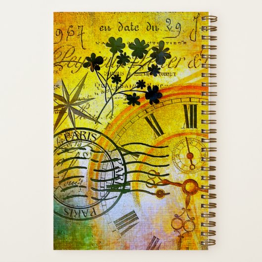 Personalisiert Time Train Journal Notizblock (Rückseite)