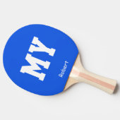 Personalisiert Tischtennis Schläger (Seitenansicht)